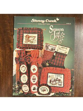 Stoney Creek Cross Stitch Pattern Booklet Season Of Joy Leaflet 66 Holiday Desig